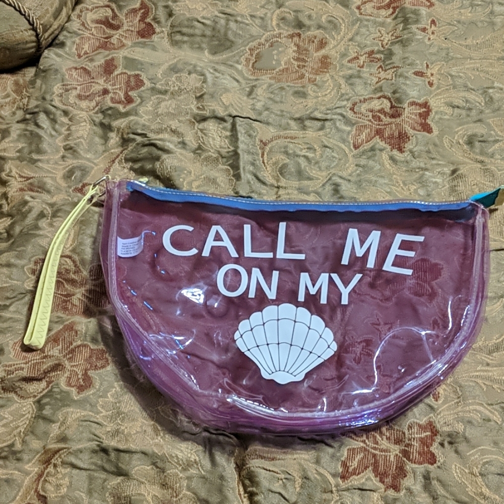 Like new! See Through Wristlet Bag